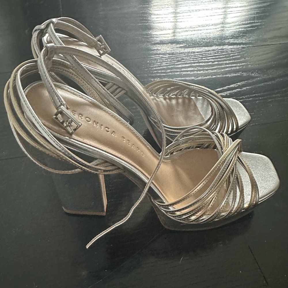 Veronica beard metallic silver and gold